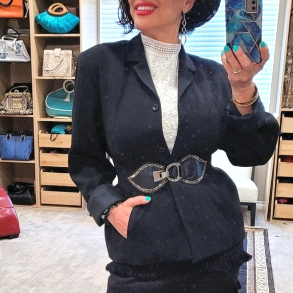 Gorgeous Bianca Nygard black blazer - Picture 8 of 14